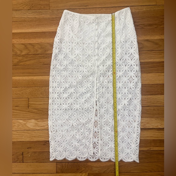 For Love And Lemons women’s Charmaine Sheer Lace Midi Skirt Size M - Picture 13 of 13